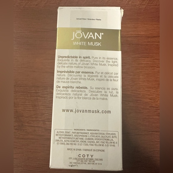 Jovan White Musk for Women 2 oz - Picture 5 of 5